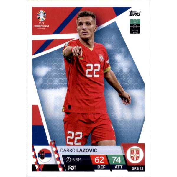 Topps Match Attax EURO 2024 Germany - SRB 13 - Darko Lazovic