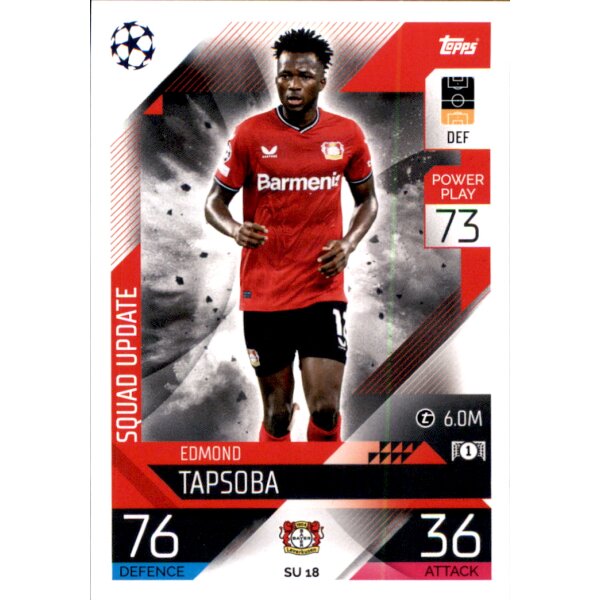 Topps Match Attax Champions League 2022/23 - SU18 - Edmond Tapsoba - Squad Update