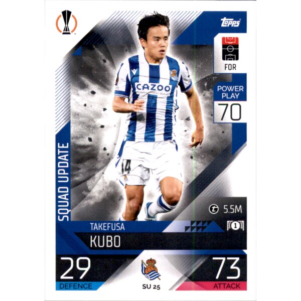 Topps Match Attax Champions League 2022/23 - SU25 - Takefusa Kubo - Squad Update