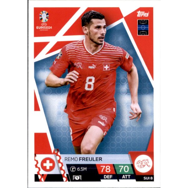Topps Match Attax EURO 2024 Germany - SUI 8 - Remo Freuler