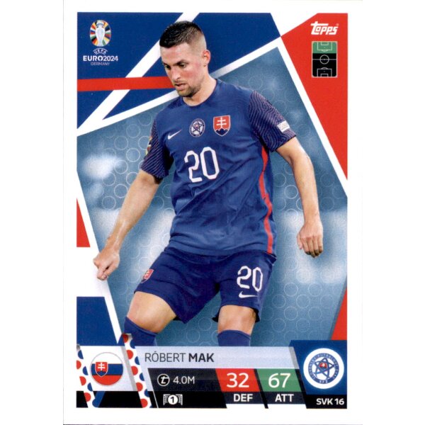 Topps Match Attax EURO 2024 Germany - SVK 16 - Robert Mak