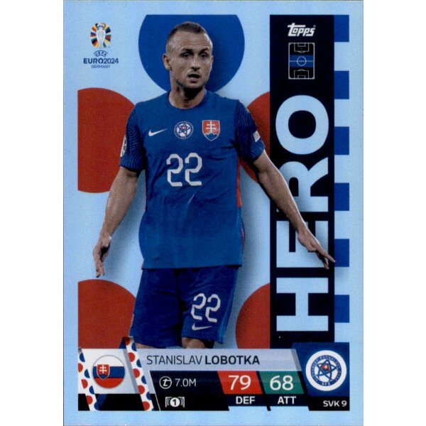 Topps Match Attax EURO 2024 Germany - SVK 9 - Stanislav Lobotka - Hero