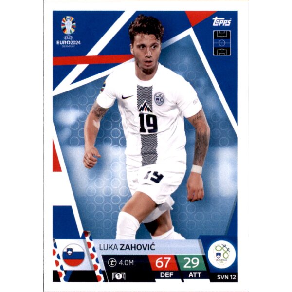 Topps Match Attax EURO 2024 Germany -  SVN 12 - Luka Zahovic