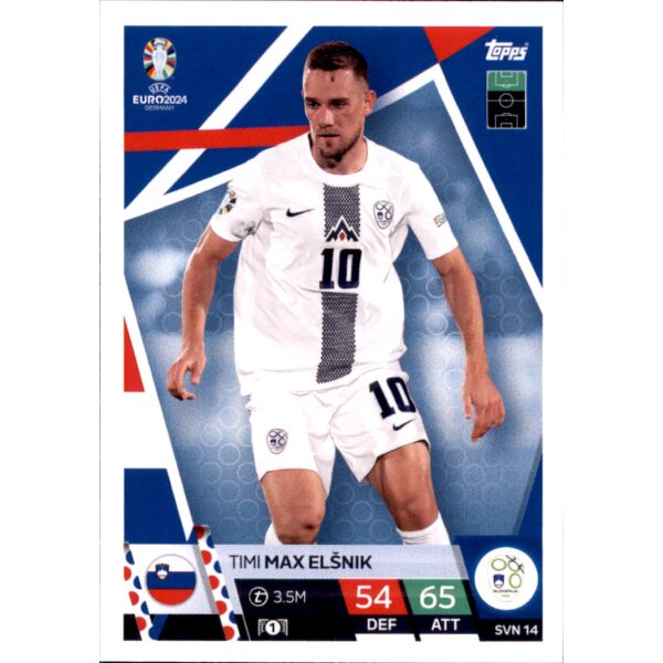 Topps Match Attax EURO 2024 Germany - SVN 14 - Timi Elsnik