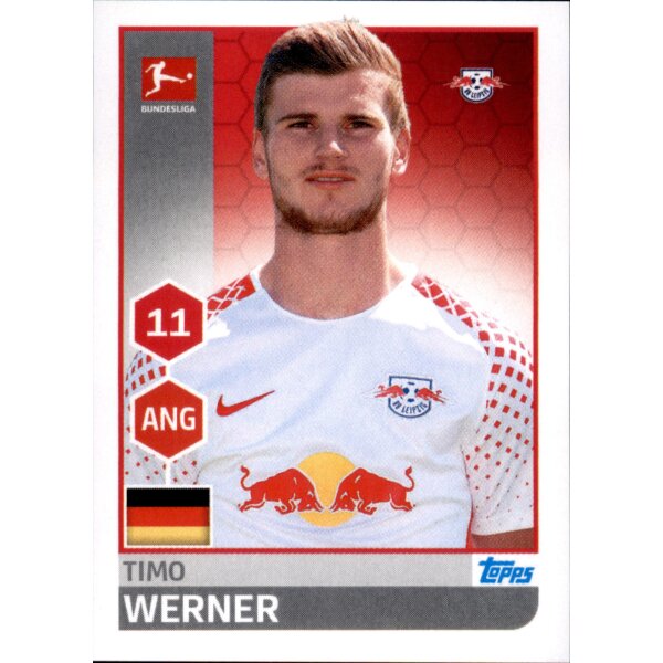 TOPPS Bundesliga 2017/2018 - Sticker 167 - Timo Werner