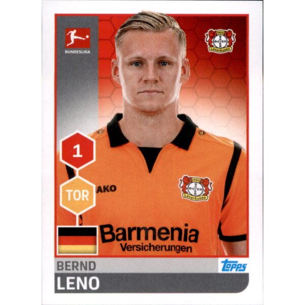 TOPPS Bundesliga 2017/2018 - Sticker 169 - Bernd Leno