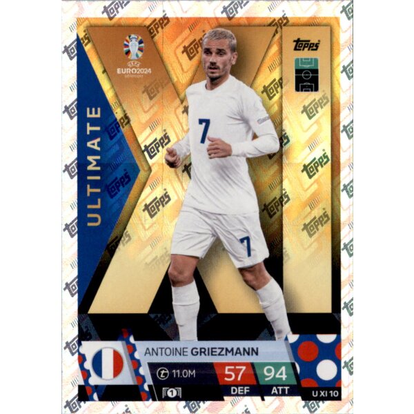 Topps Match Attax EURO 2024 Germany - U XI 10 - Antoine Griezmann - Ultimate XI