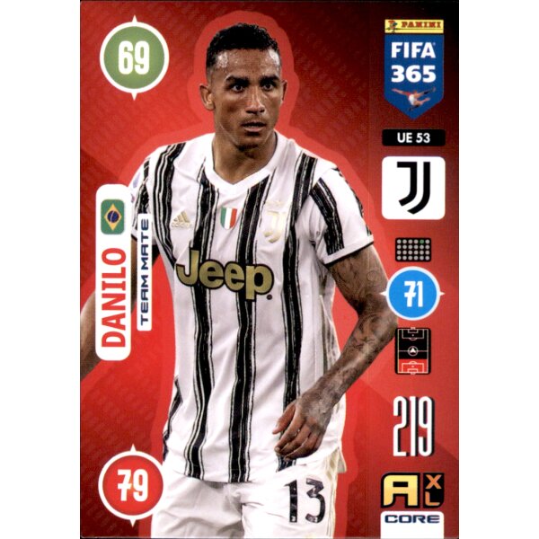 Panini FIFA 365 Adrenalyn XL 2021 - UE53 - Danilo - Team Mate - Update