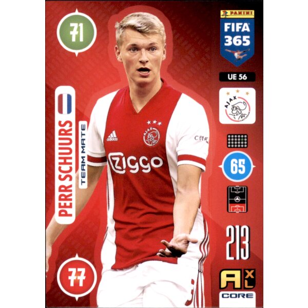 Panini FIFA 365 Adrenalyn XL 2021 - UE56 - Perr Schuurs - Team Mate - Update