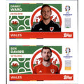 WAL 2+WAL 3 - Danny Ward/Ben Davies - Topps UEFA EURO Germany EM 2024
