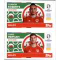 WAL 6+WAL 7 - Connor Roberts/Chris Mepham - Topps UEFA EURO Germany EM 2024