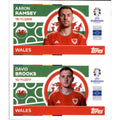 WAL 8+WAL 9 - Aaron Ramsey/David Brooks - Topps UEFA EURO Germany EM 2024
